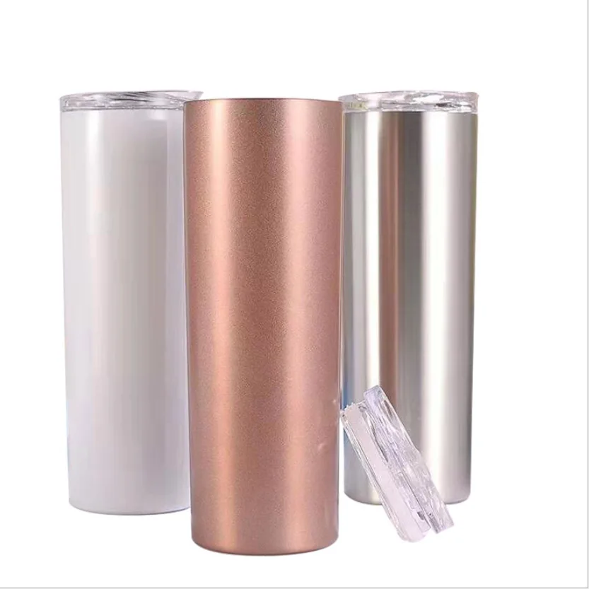 

15oz 20oz 30oz 35oz stainless steel straight tumbler double wall insulated straight water cup wine tumbler with lid and straws, Customized color