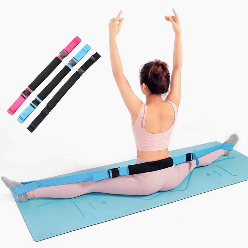 

Resistance Bands Yoga Tension Belt Exercise Fitness Rubber Band One-word Horse Training Split Cross Stretching Belt