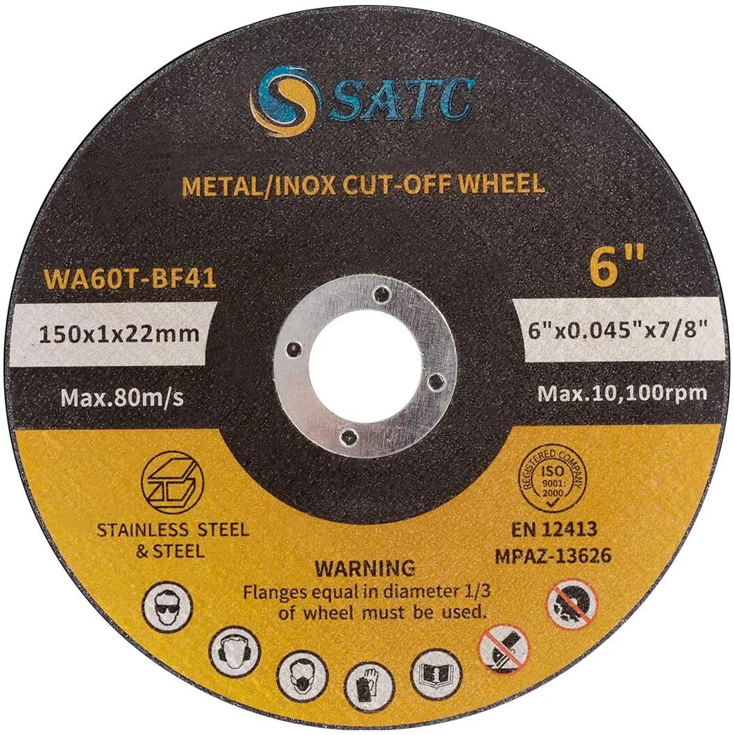 Satc Abrasive Rail Cutting Disc Cutoff Wheel Stone Concrete