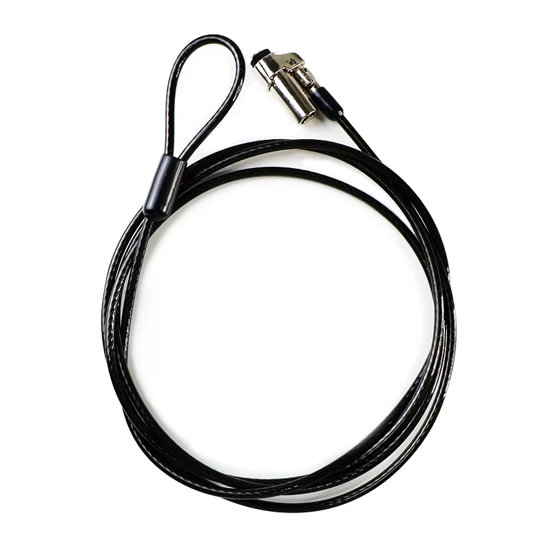 

security laptop computer mechanical security cable 2 keys security cable lock for laptop nano slot