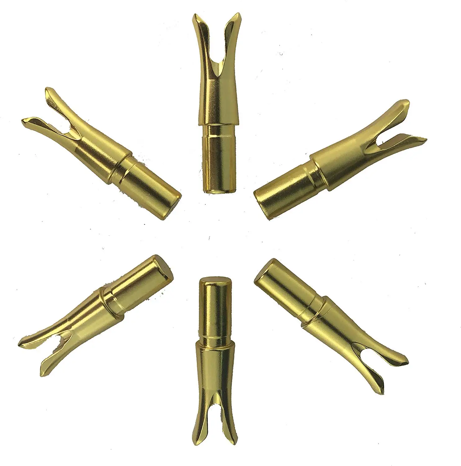 Alibow Aluminum Speed Nocks With 0.244" Internal Diameter For Carbon Arrows Archery Arrow Nock