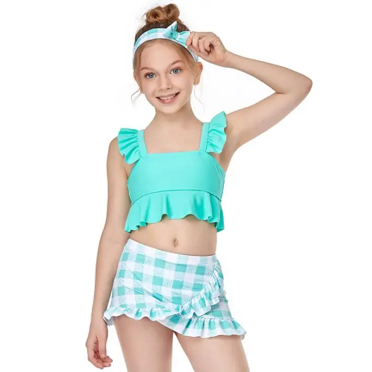 

Toddler Children Swimsuit Two Piece Kids Girls Bikini Beachwear Swimwear Swim Suit