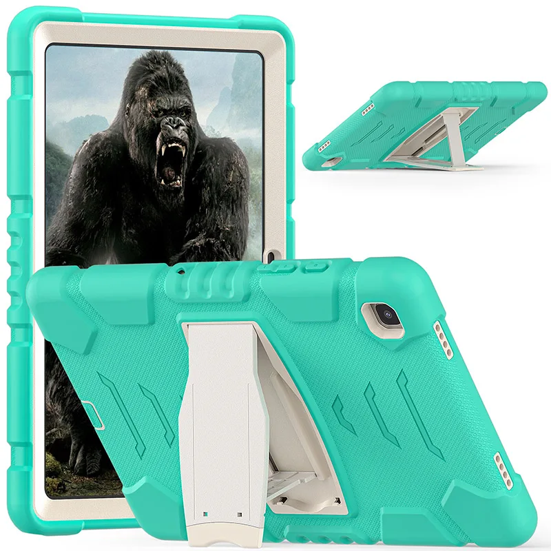 

Robot design silicone and hard pc combo case for Samsung Galaxy Tab A7 10.4 inch T500 with stand