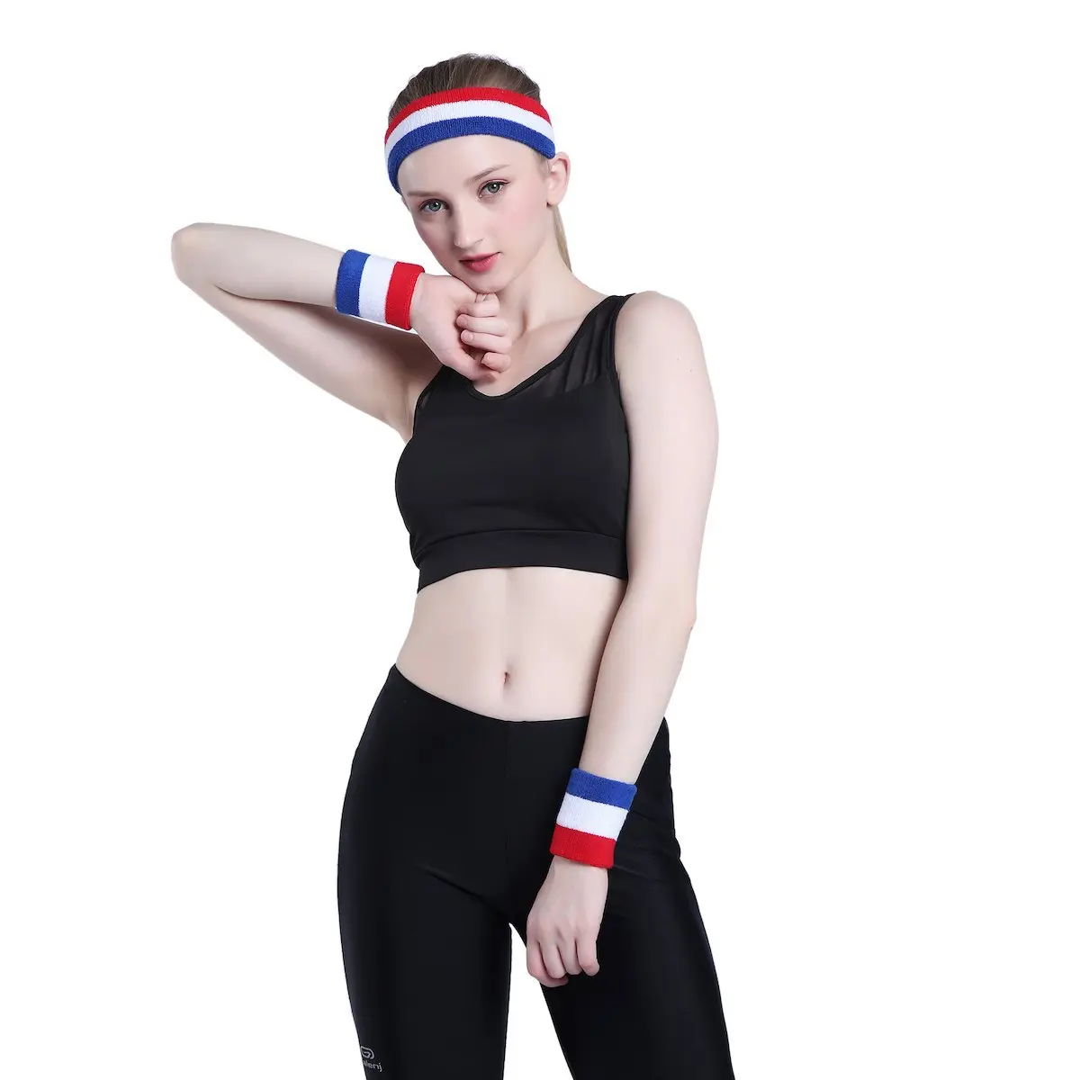 

Sweat bands Cotton Sports Headbands Moisture Wicking Athletic Basketball Headband, As picture shown or customized