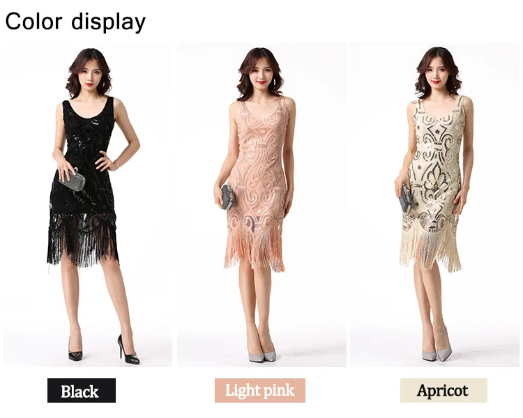 HOT selling Women marriage sexy sequined fringe tassel Prom evening Dress