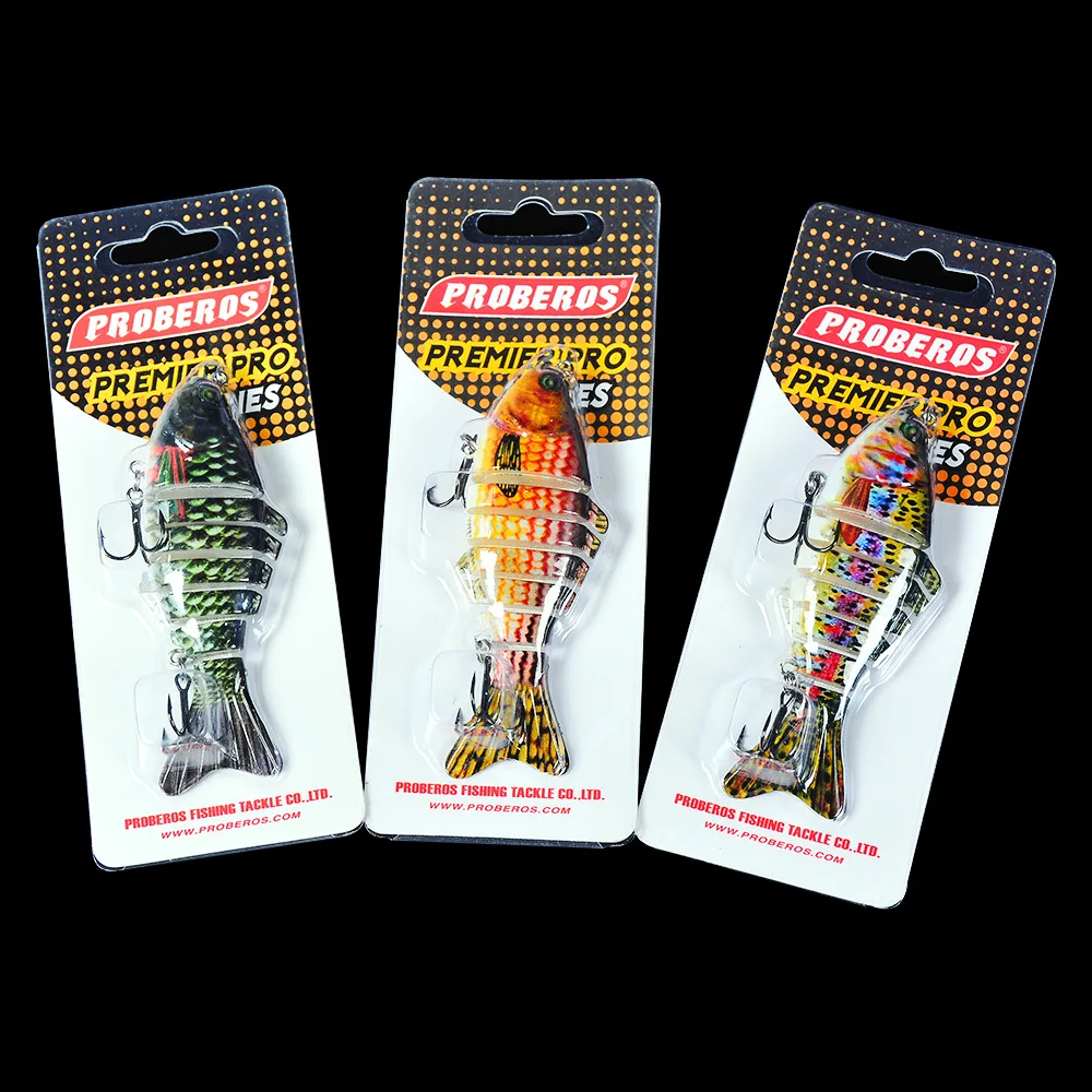 

Free Sample Slow Sinking Jerkbait Multi Jointed Swimbait, 6 colors