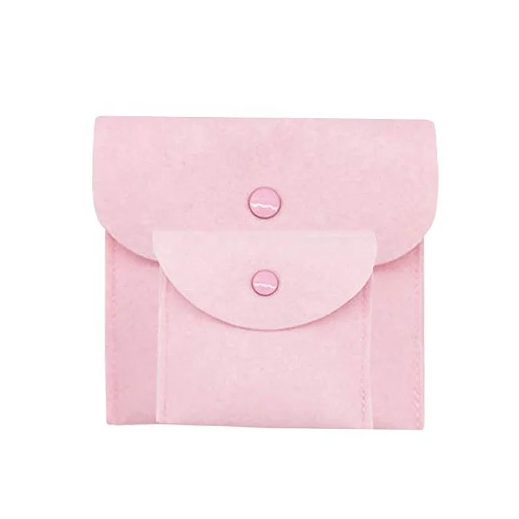 

Custom small envelope flap velvet jewelry pouch packaging gift bag with button, Black, blue, green, grey, pink, white, yellow, etc