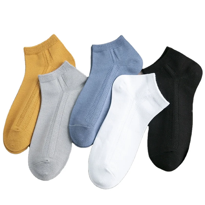 

Hot Sale Summer Anti-Bacterial Breathable Bamboo Socks Top Quality Ankle Socks Unisex, 5colors/custom