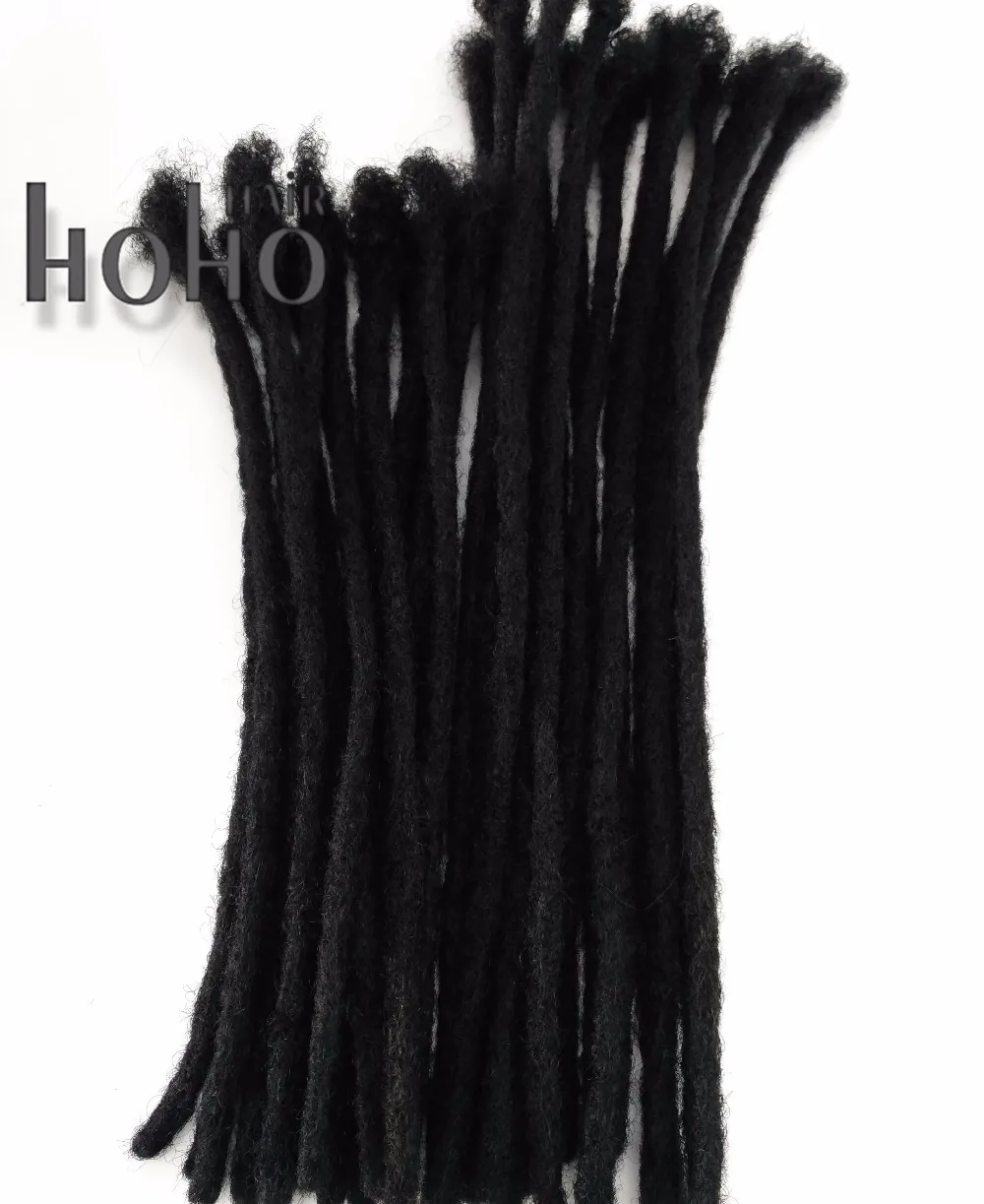 

HOHO dreads rastafari hair prestreached , braiding hair rasta hair extension for men , chapeau rasta avec dreadlocks