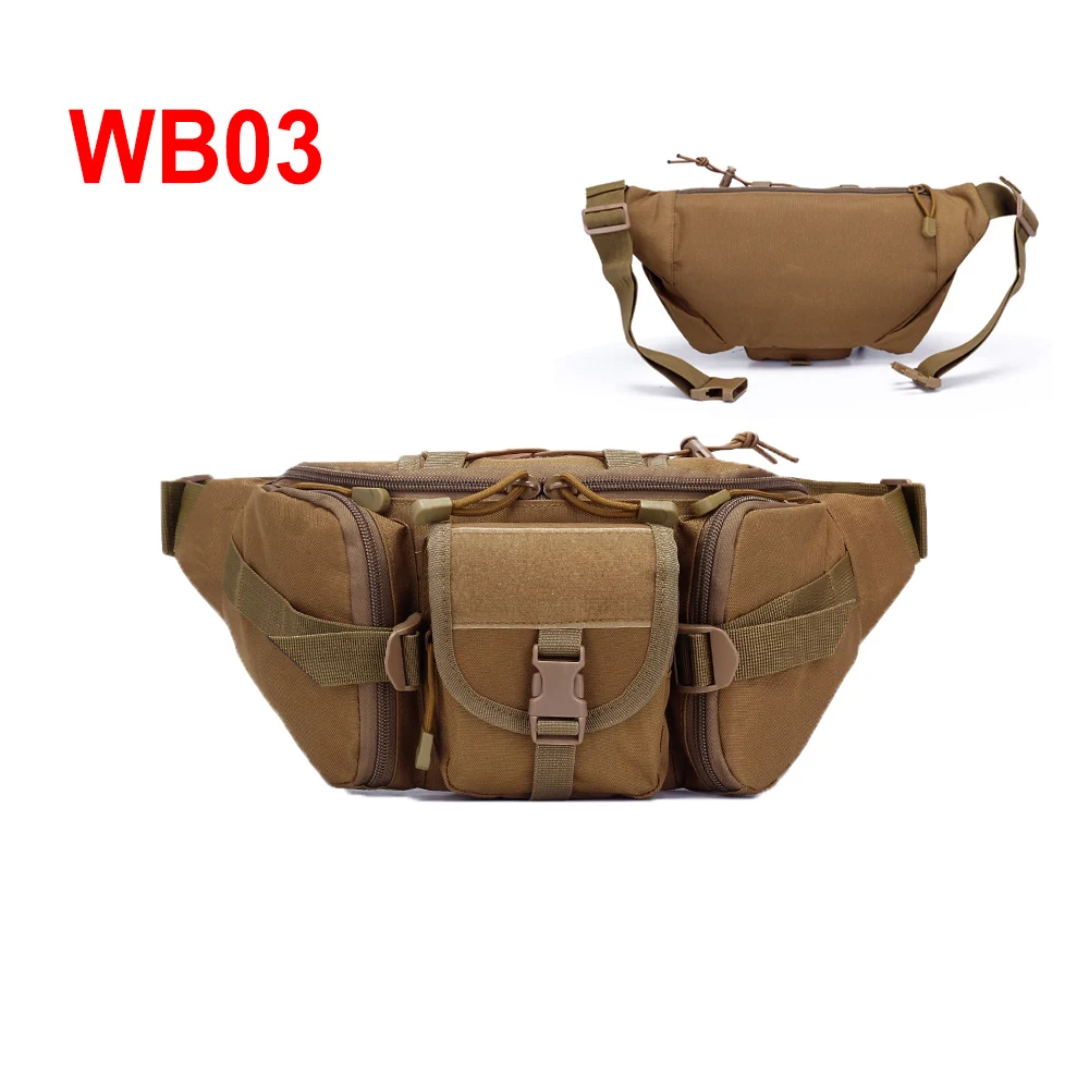 

WB03 Outdoor Military waist bag Utility Tactical Pack for Hunting Climbing Hiking Fishing Mobile Bag