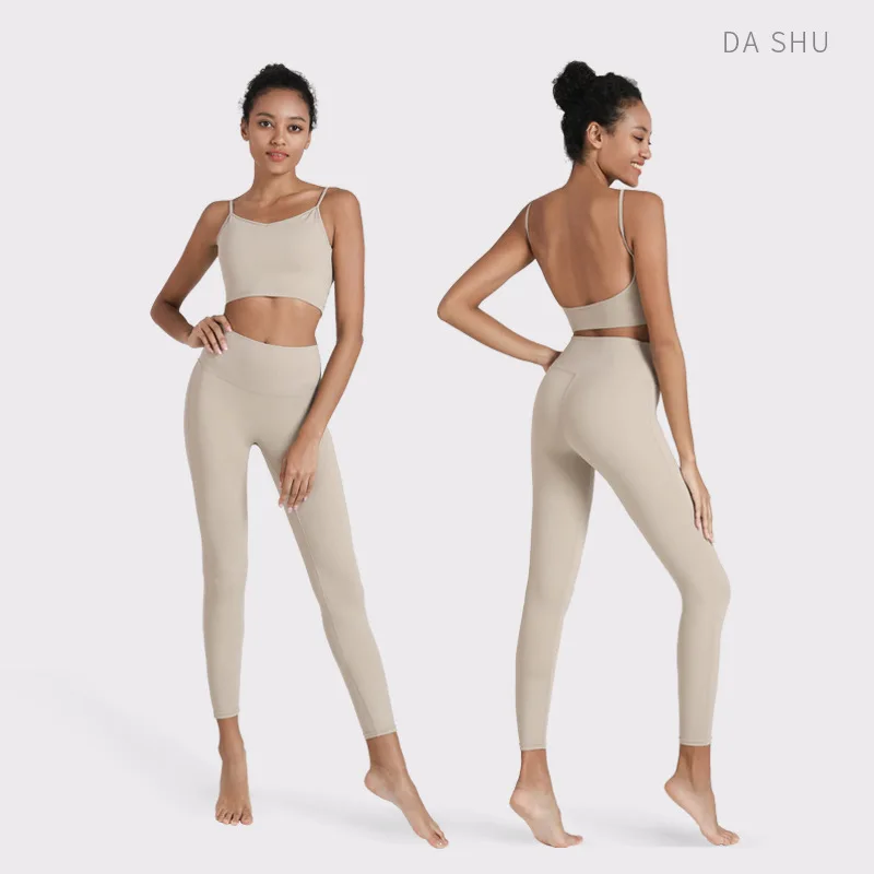 

custom logo 2 Piece seamless set women Yoga bra and legging top and legging blank set jogging set crop plus size suit for women