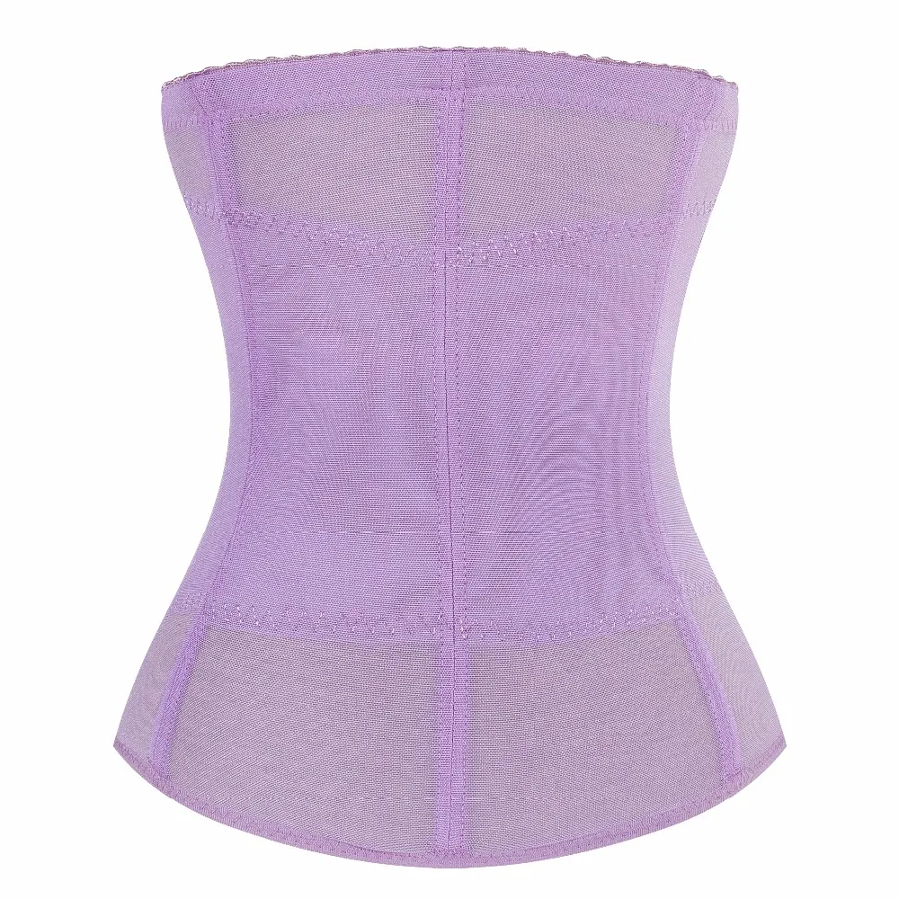 

Breathable Mesh Flower lace Printing Body Shaper ,Slimming Waist Training Corsets Plus Size Bodysuits Women, Nude,black,purple