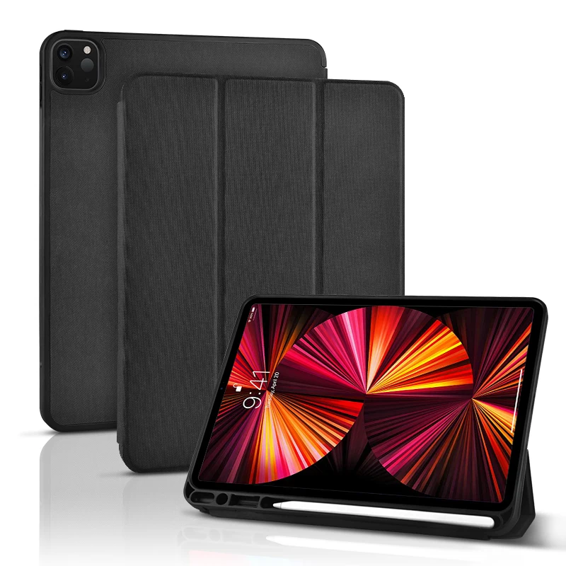 

fundas para smart cover shockproof tablet case customised slim design leather tablet case for apple ipad pro generaciones 2021, Customized color