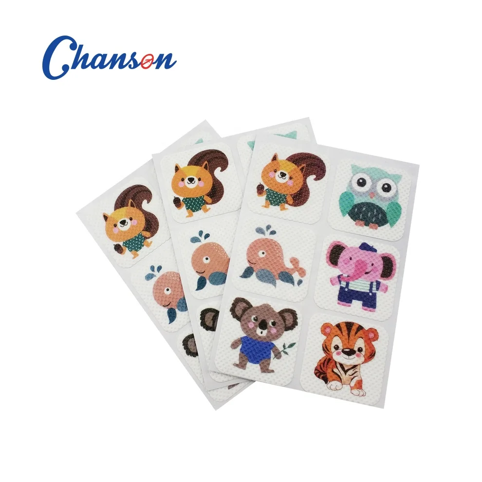 

non-woven fabric Mosquito repellent patch anti mosquito patch, Animal design