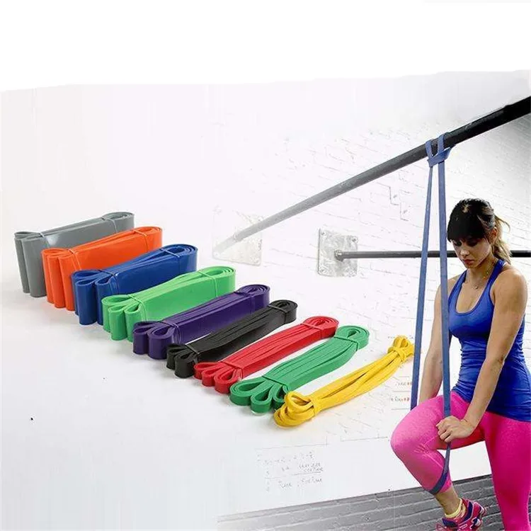 
Wholesale fitness accessories exercise latex elastic resistance bands,stretch band 
