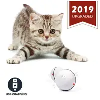 

2019 Domino Cat Wicked Balls Interactive Cat Toy 360 Degree Self Rotating Ball Stimulate Hunting Instinct USB Rechargeable