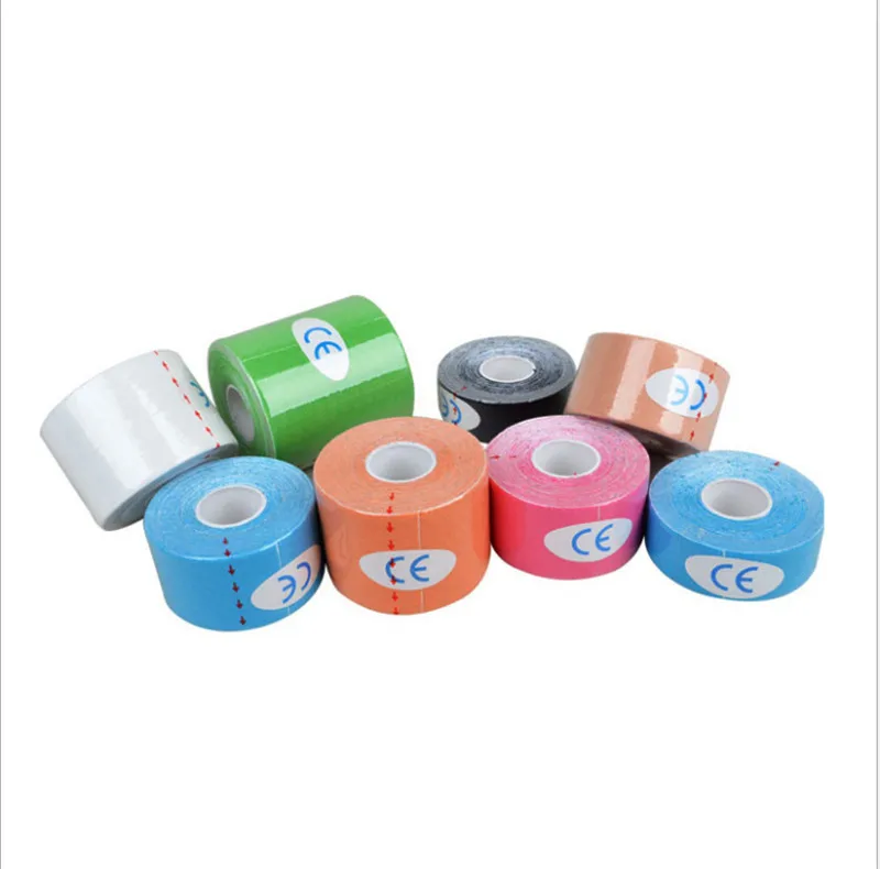 

Ready to ship gift box precut package kinesiology tape korea hot selling, Black/blue/red/brown etc