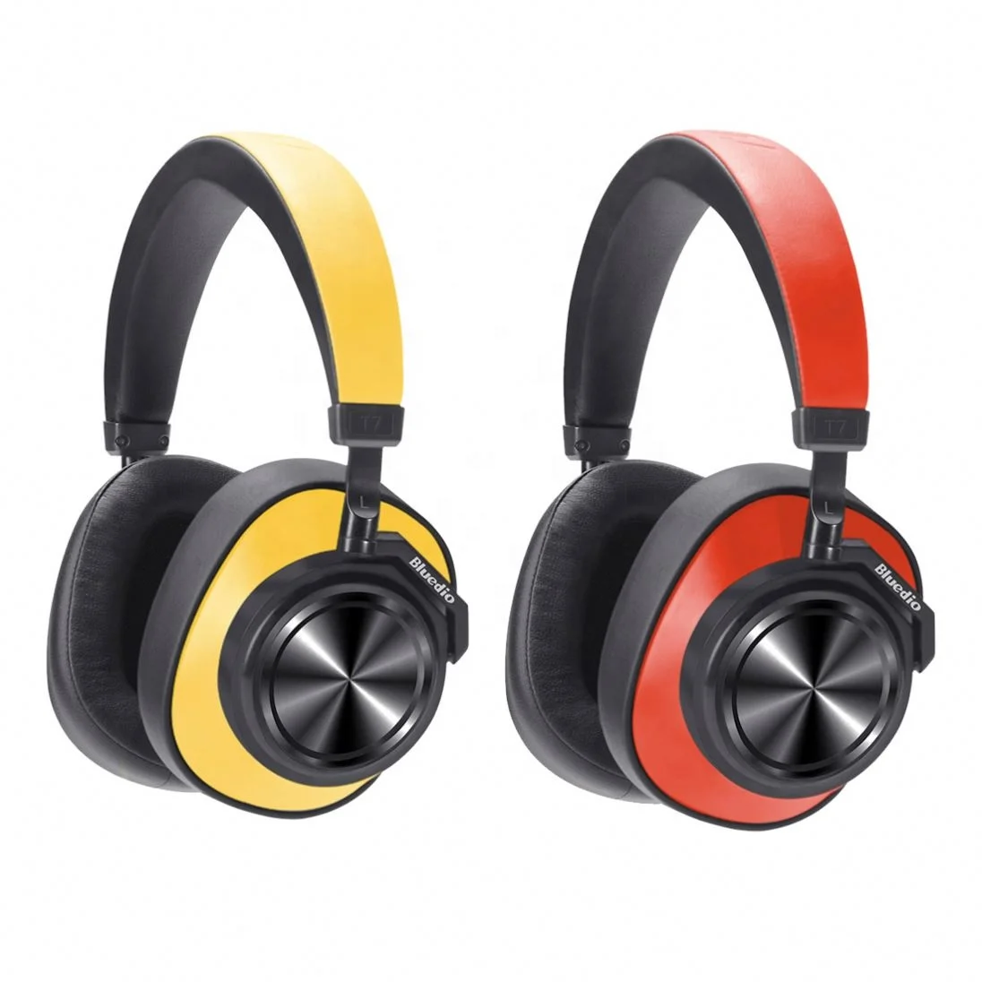 

T7 Headphones ANC Wireless Headset TWS 5.0 HIFI Sound With 57Mm Loudspeaker Stereo Noise Reduction Sport Earphones, Black, blue, red