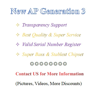 

FB AP Generation 3 Headphones with TWS Wireless Earphones Accessories For AP 3