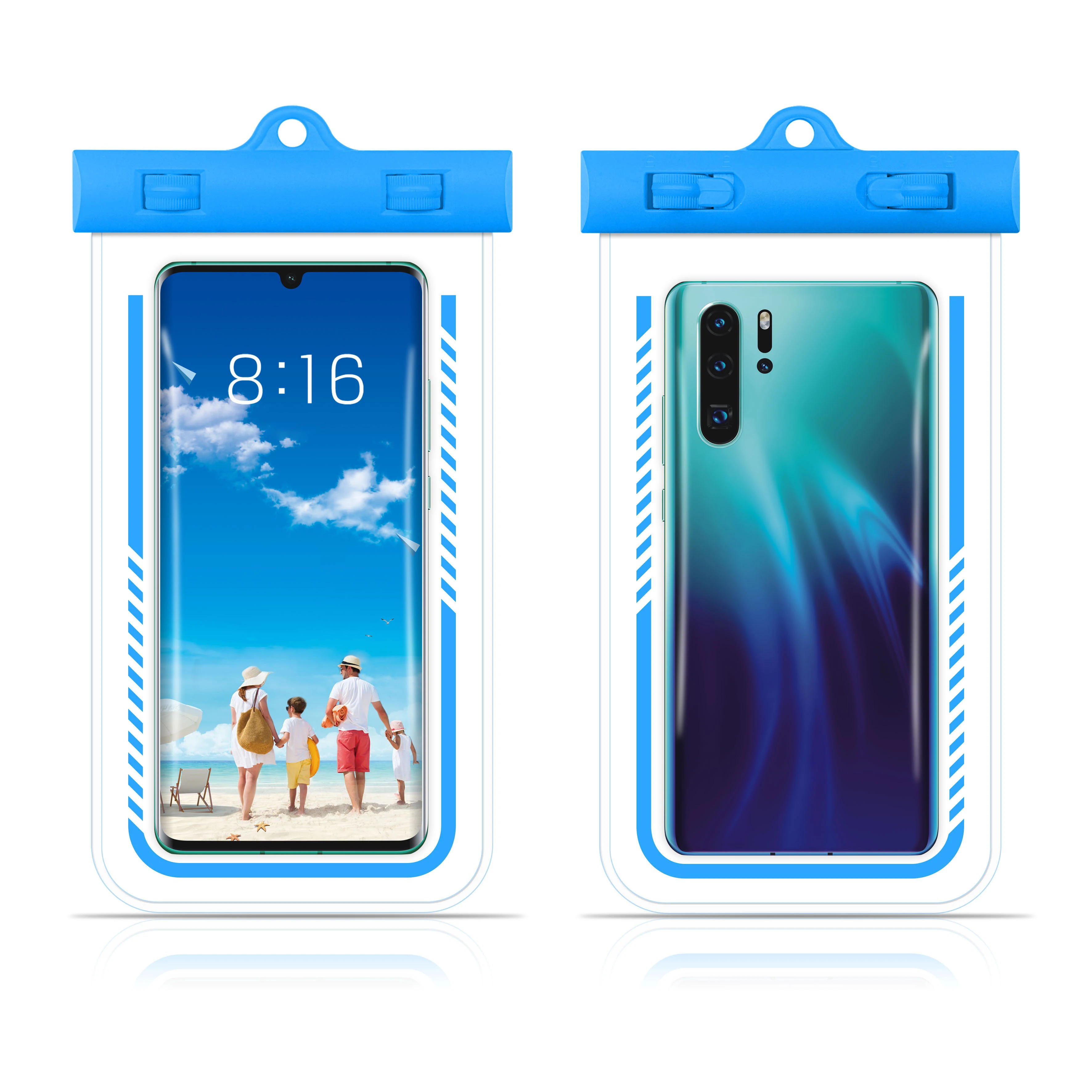 

China fashion phone bag touch screen swimming waterproof case diving mobile phone sealing bag