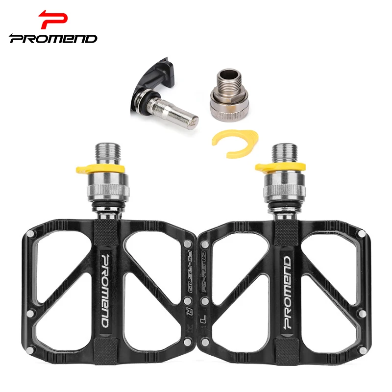 

PROMEND QUICK RELEASE BICYCLE PEDAL FOR ROAD BIKE 3 SEALED BEARING BICYCLE PEDALS ALUMINUM CYCLING PEDAL FOR FOLDING BIKE