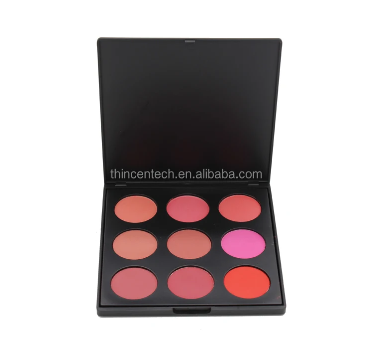 Fashion Popular Matte Pressed Powder Blusher Palette Cheek Makeup Custom Blush