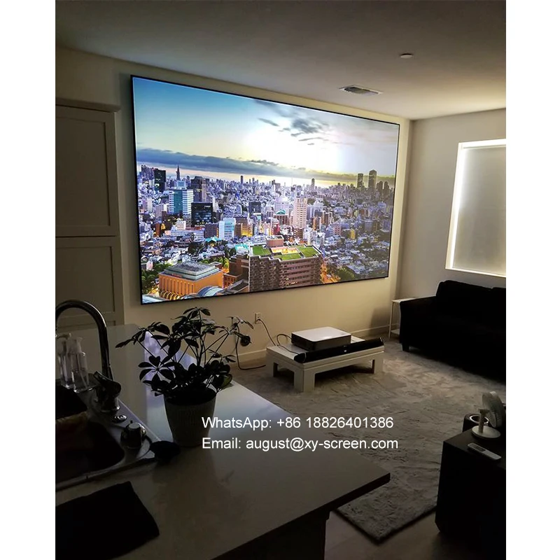 

ALR Fixed Frame Screen for CinemaX P2 4K UHD Ultra Short Throw Projector, Grey