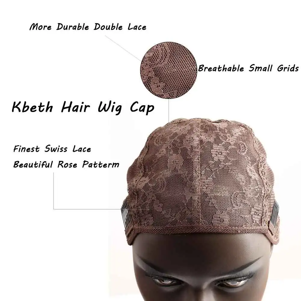 3PCS/lot In Stock Cheap Breathable Lace Cap Wigs For Make Wig Net Wig Cap  Wig Caps Human Hair Black Women