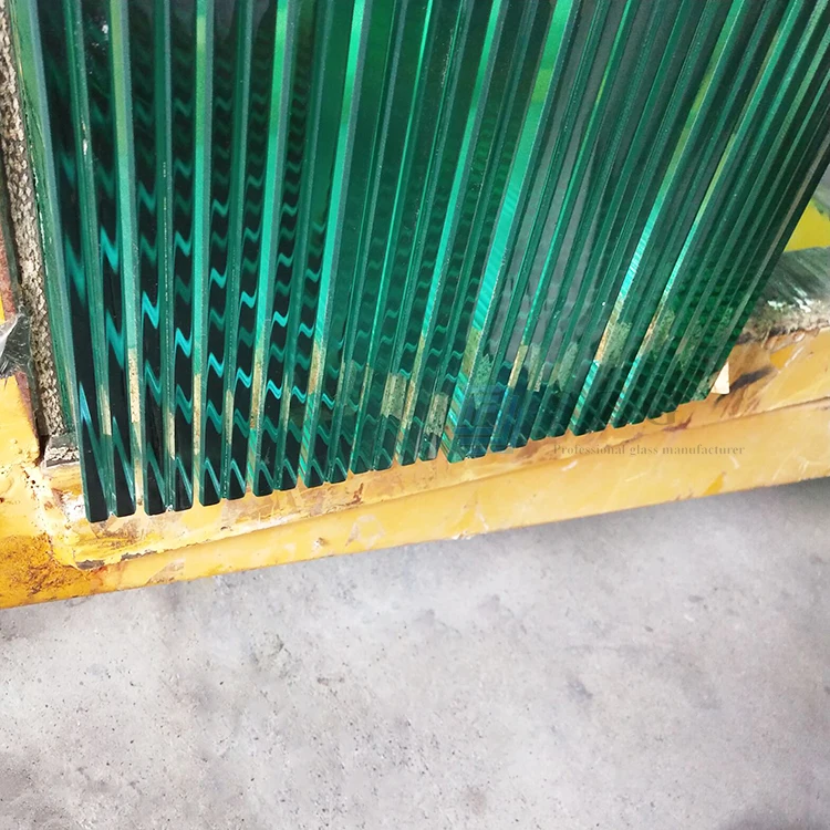 High quality u value pvb safety tempered double laminated glass for