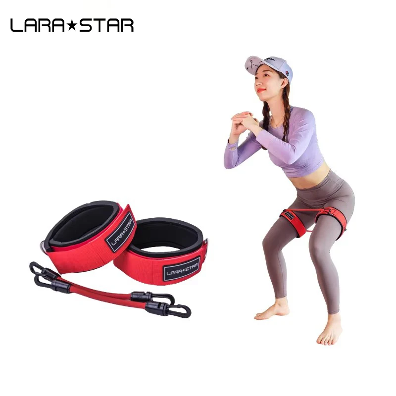 LS1156 Extreme Training Leg Resistance Bands for Thigh and Leg Exercise Latex Tube Set for Both Woman and Man Work Out