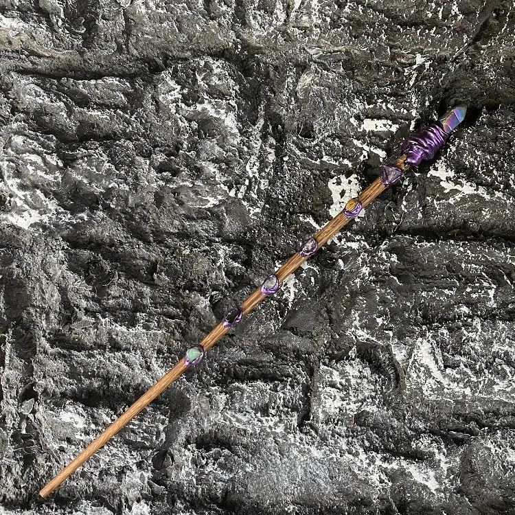 

hot new witch magic wand crystal single-headed scepter Symphony amethyst scepter ceremony ornaments