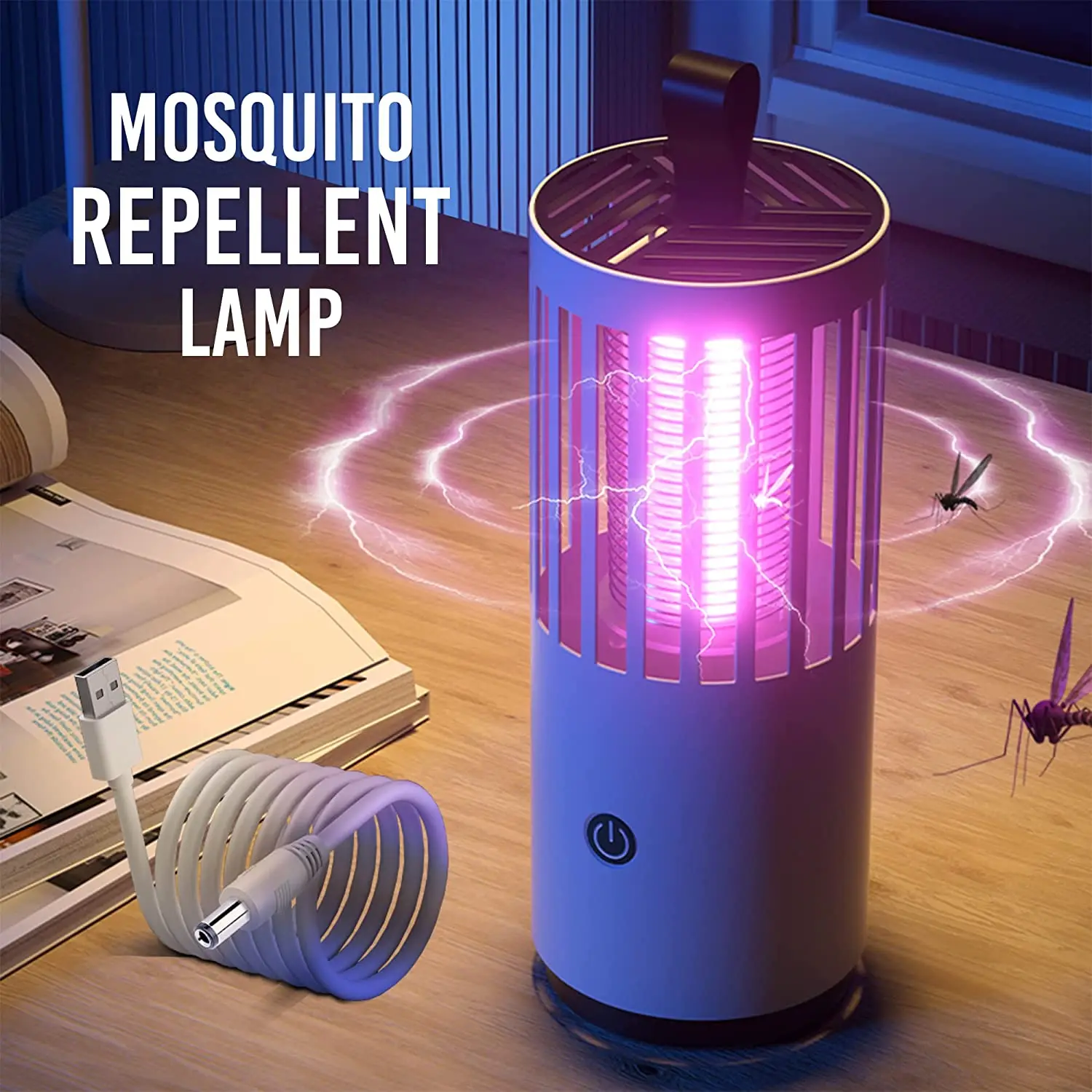 

360 Degree Safety Electronic Zapper Insect Killer Electric Mosquito Fly Bug Insect Zapper Killer Lamp