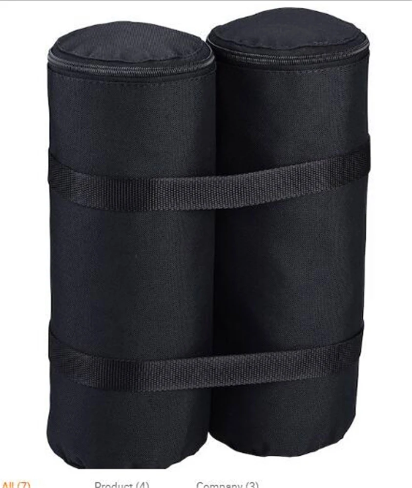 

2018 newest high quality folding tent foot weight sandbag, Black