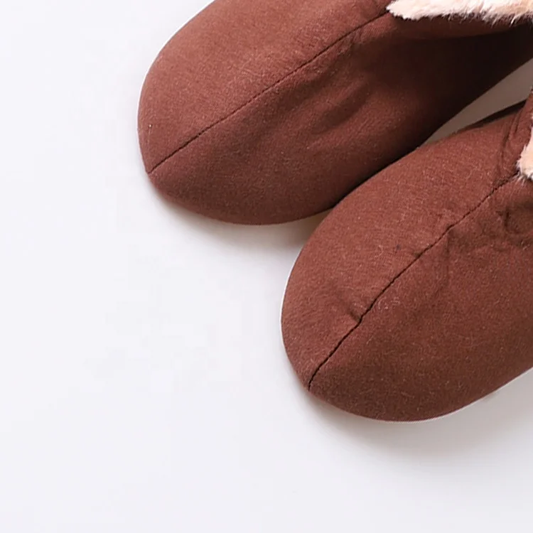 

Hot sale factory direct wholesale Cartoon slipper boots for women indoor, Red