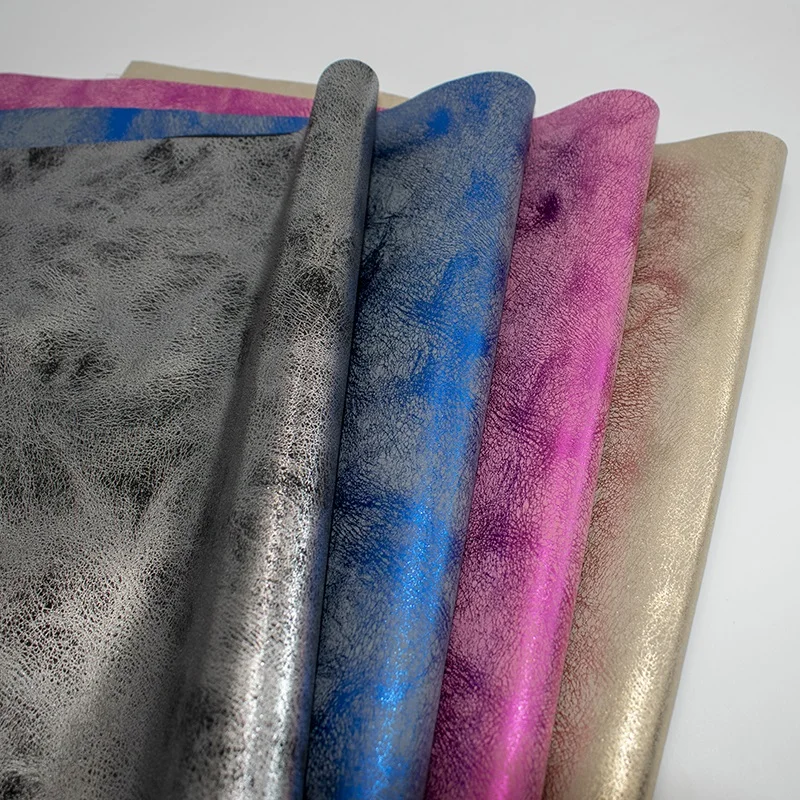 Yangbuck Pu Leather Bronzing Artificial Pu Leather for Shoes