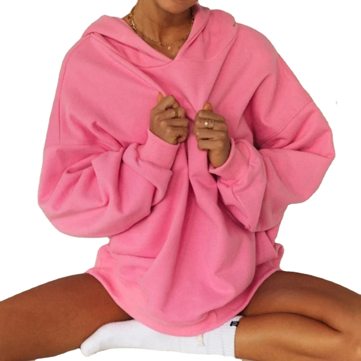 

Durable Hooded Printed New Style Women's Sweaters Wholesale Clothing Of
