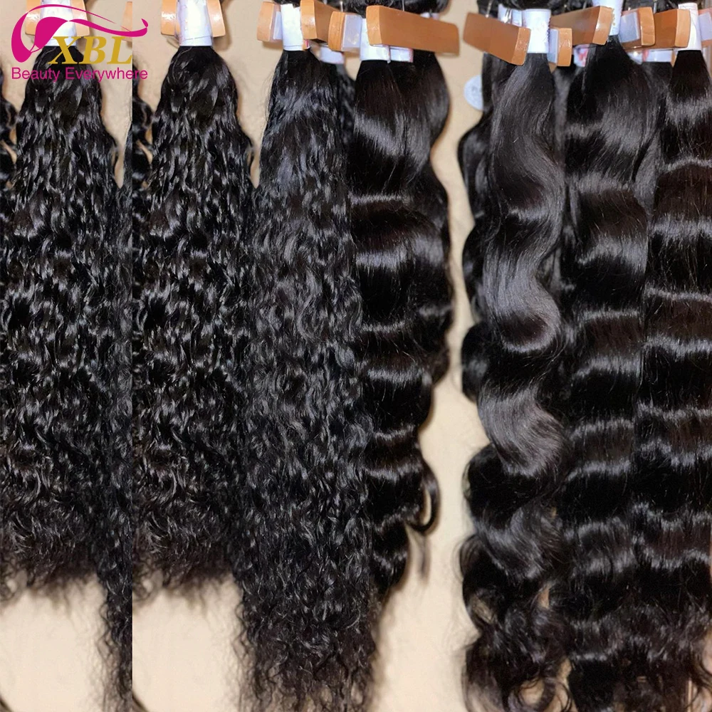

XBL Hair Bundle Raw Virgin Cuticle Aligned Hair,Human Hair Weave Bundle,Wholesale Raw Brazilian Virgin Human Hair Vedor, Natural black or brown