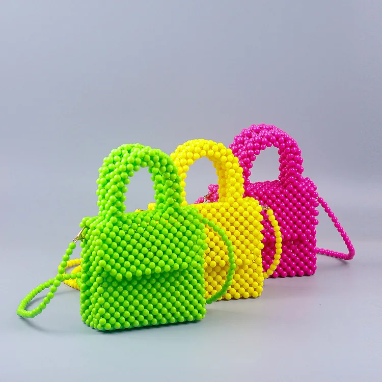 

2022 luxury fashion small hand bags women handbags ladies beaded bag handmade