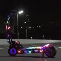 

2019 KWHEEL CUSTOMISED SCOOTER led deck 60V 35Ah electric scooter