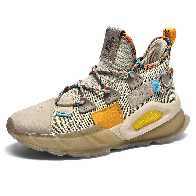 

2022 New model sport shoes fashion trend breathable men's TPU soles sneakers