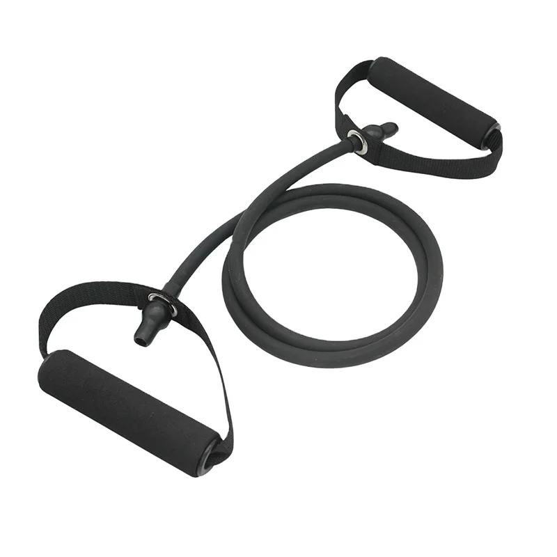 

Fitness latex tube band set exercise resistance band with foam handles