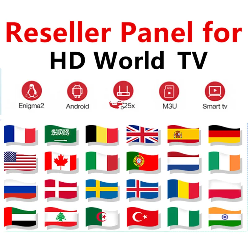 

IPTV Reseller Panel World TV Android IPTV Control Panel Fo France Germany europe Spain Sweden Holland Norway Israel UK Macedonia