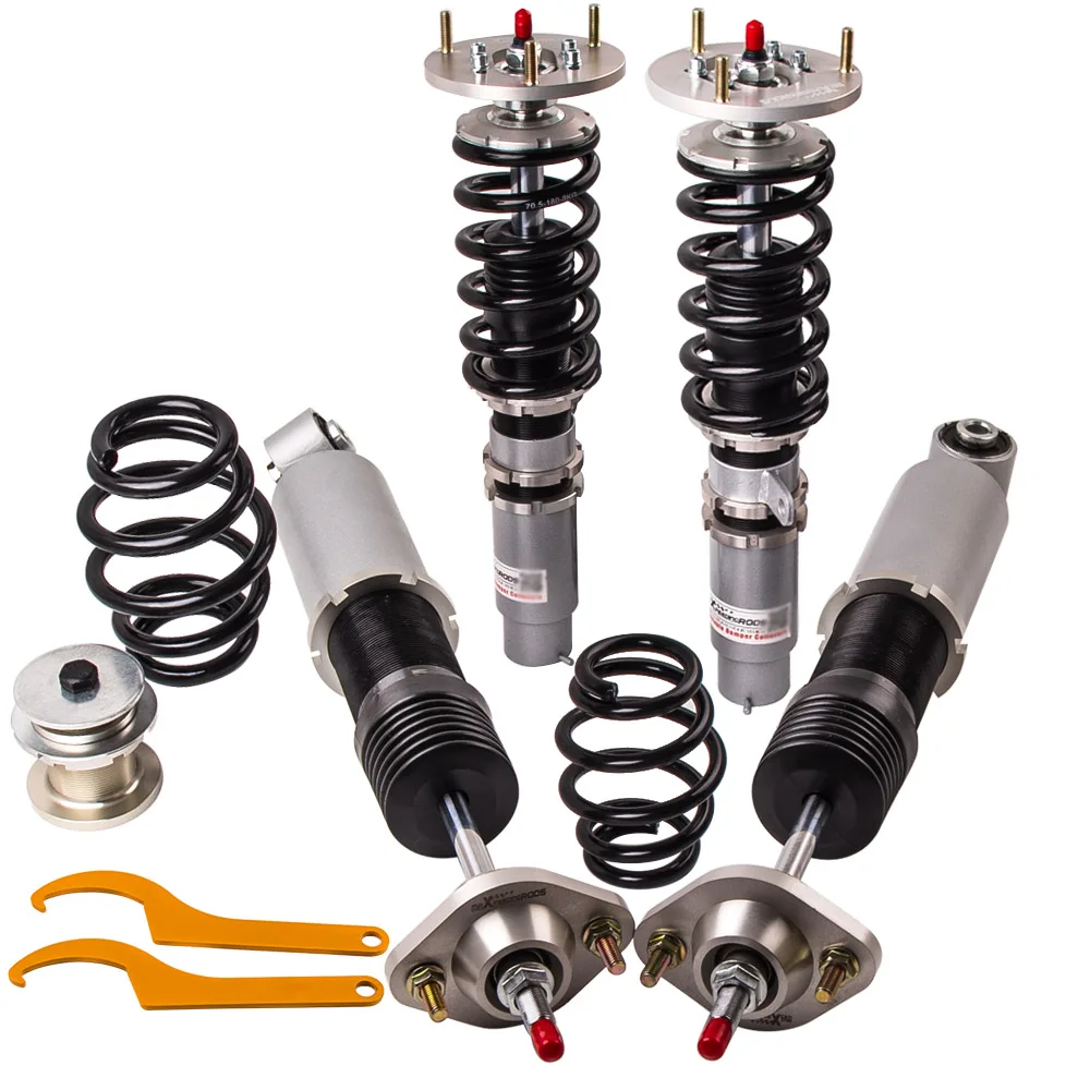 

maXpeedingrods Racing Coilovers 24-Step Adjustable Suspension for BMW E46 3 Series 1998-2005 Models Shock e46 shock absorbers