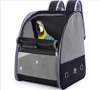

parrot carrier backpack mesh fabric backpack for birds travel