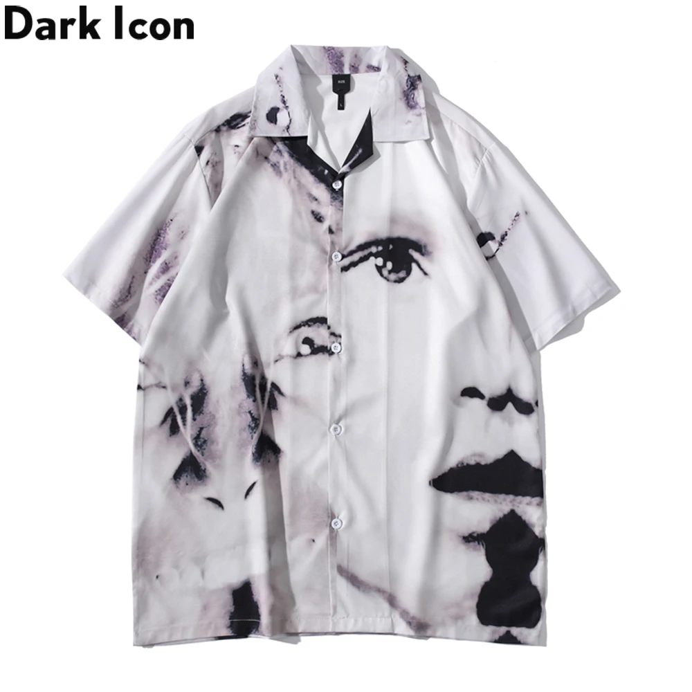 

Vintage Street Men's Shirts Short Sleeve Summer Thin Material Hawaiian Shirt, Custom color