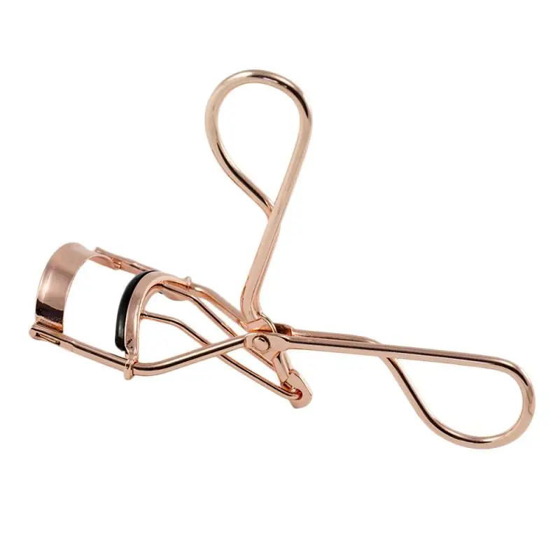 

Lasting Curling Eyelash Curler Cosmetic Beauty Makeup Tool Portable Lady Professional Rose Gold Eyelash Curler