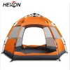 Automatic Tente Beach Sun Shade Camping 2 Person Automatic Pop Up Luxury Hexagonal Waterproof Outdoor Tent