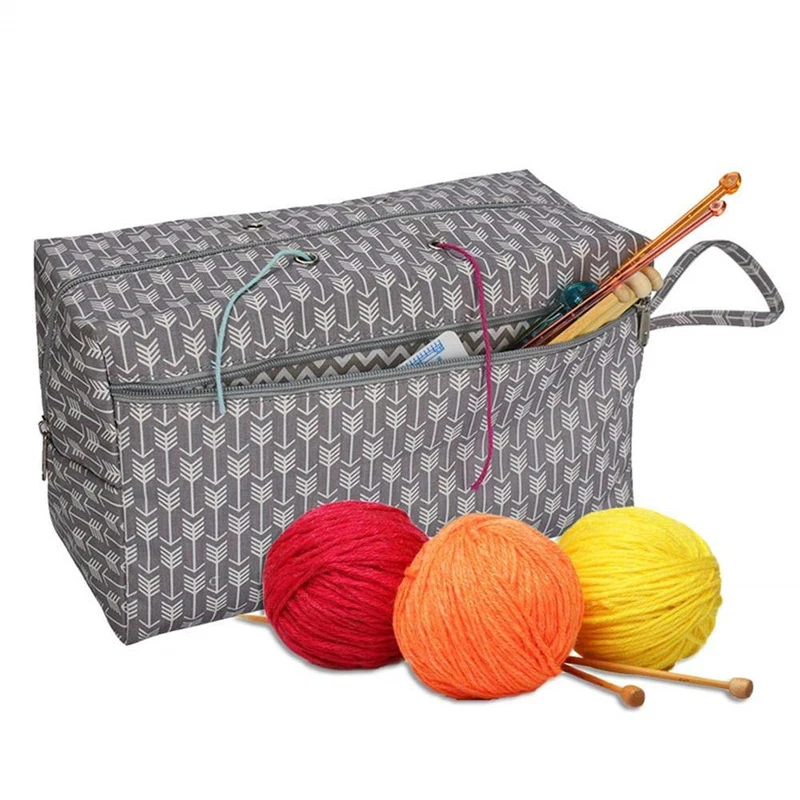 

New Arrival Knitting Organizer Yarn Storage Knitting Bag Crochet Hooks Organizer