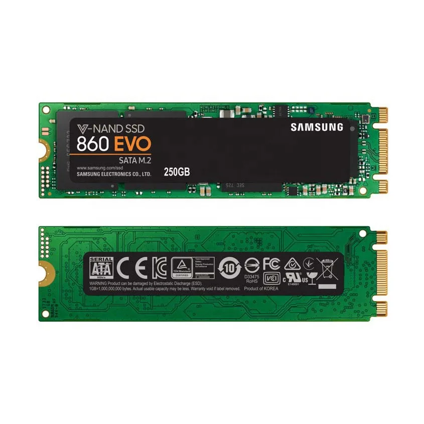 

Wholesale SAMSUNG 860EVO M.2 250GB 500GB retail package