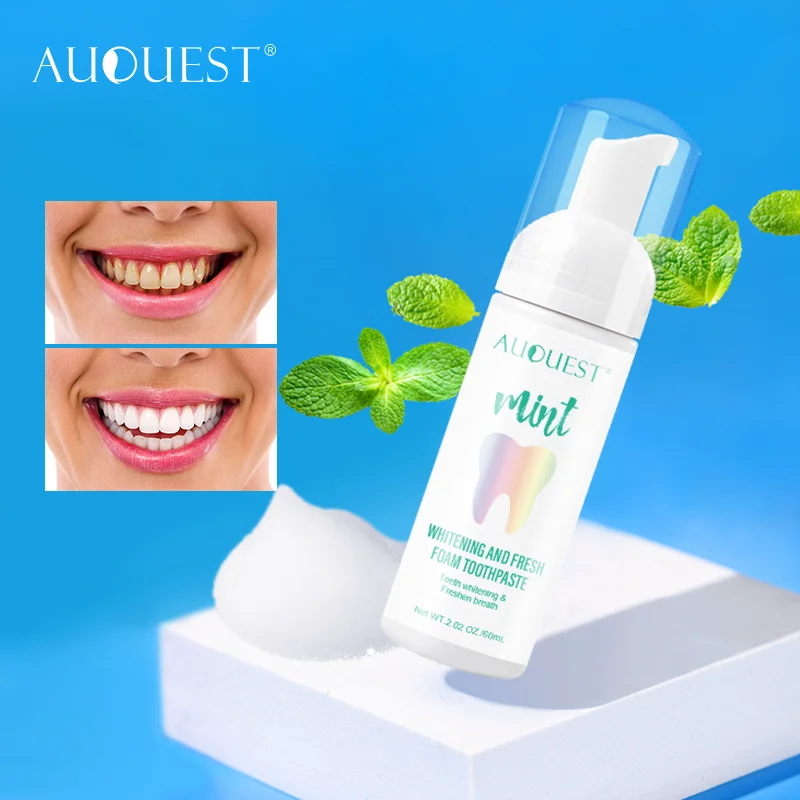

Teeth Daily Whitening Cleaning Remove Plaque Stains Oral Odor Breath Foam Toothpaste Tooth Cleansing Mousse